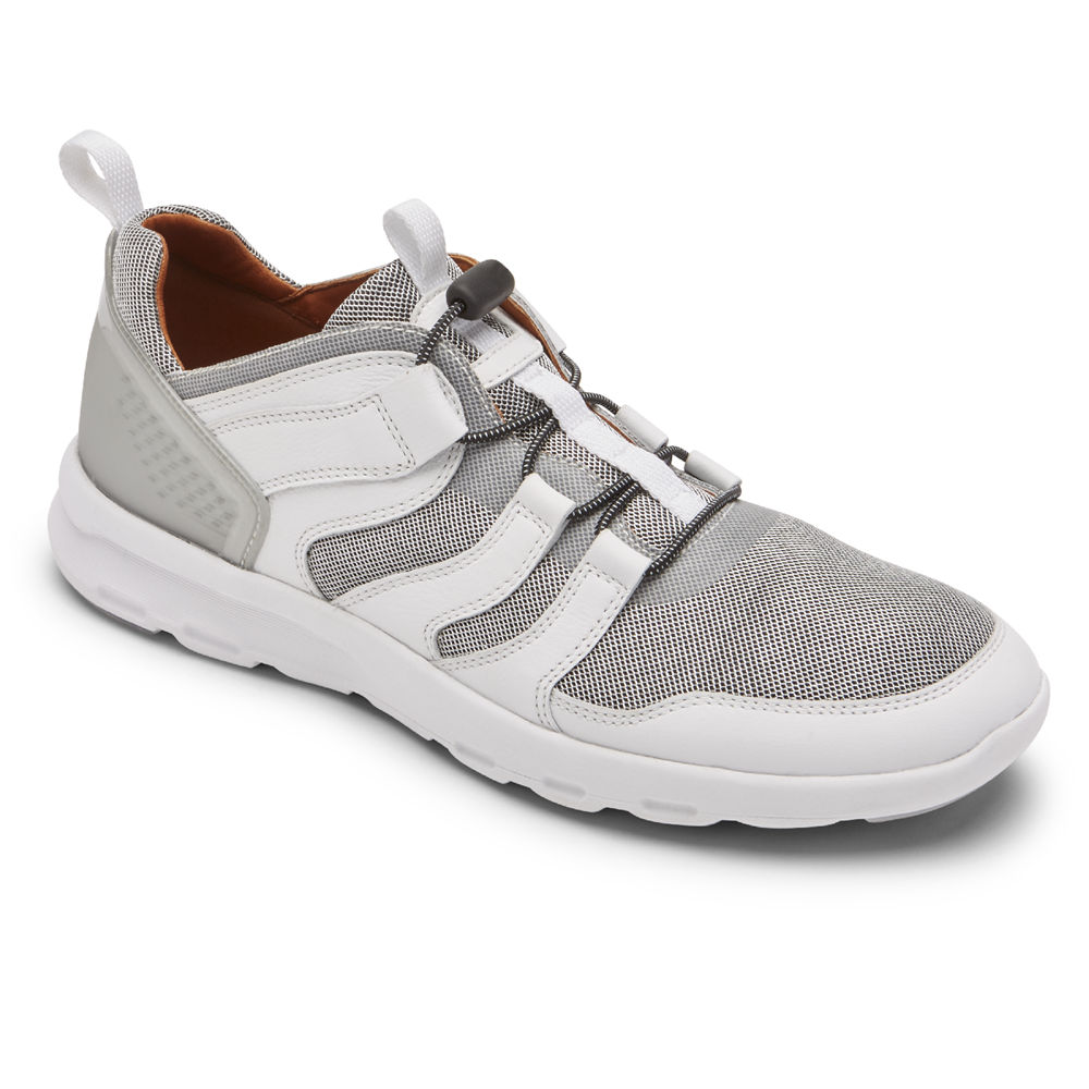 Zapatillas Rockport Hombre Mexico - Pulsetech Alt Bungee Blancos - FPEZA9648